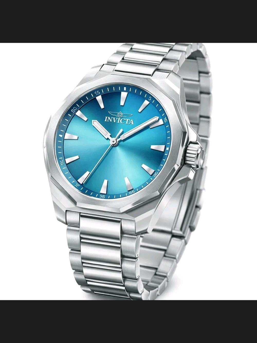Invicta Blue & Silver Watch